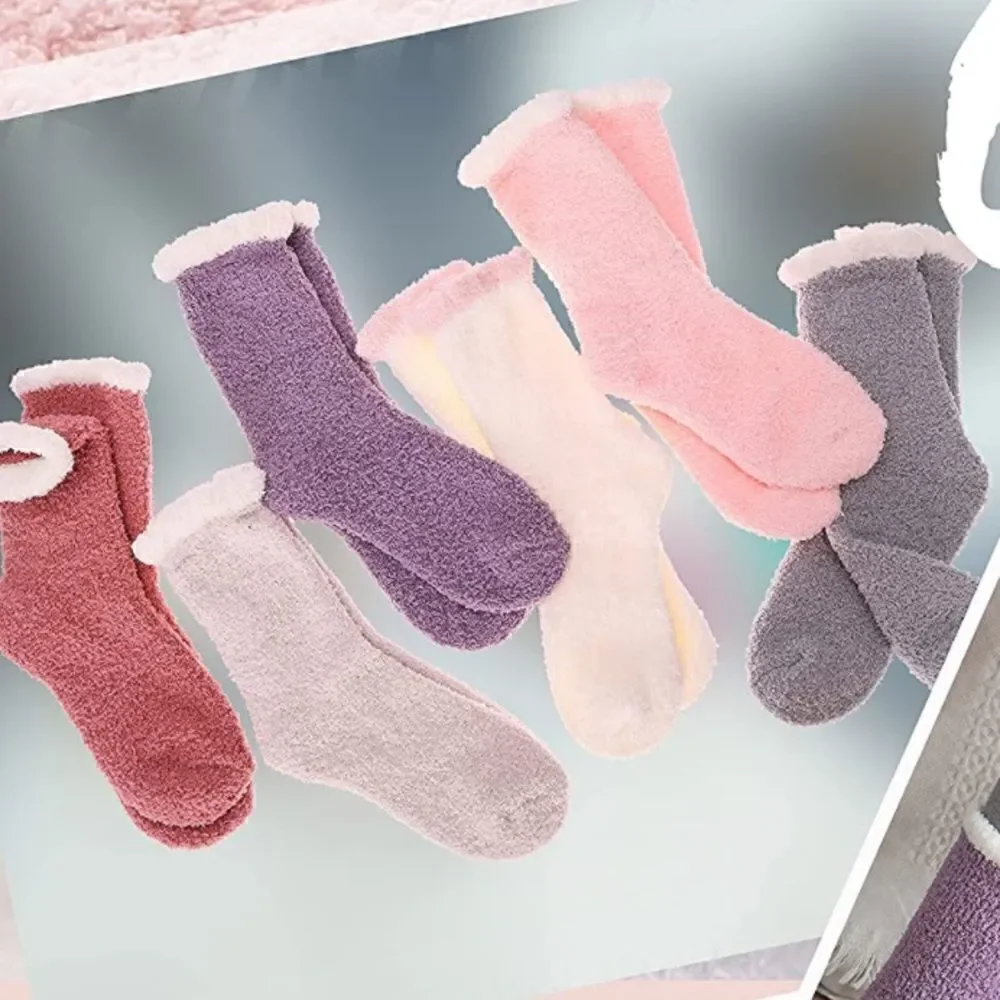 Fuzzy winter socks